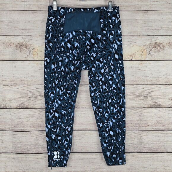 Sweaty Betty x Merrell Ascend Power Cargo Workout Pocket Legging Size 10 Cheetah - Picture 6 of 11